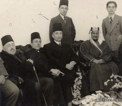 1944 - Ahmad Hilmi Pasha,Emir Shakib Arslan, Sheikh Fozan Al Sabeq, Naasan Al Haraki